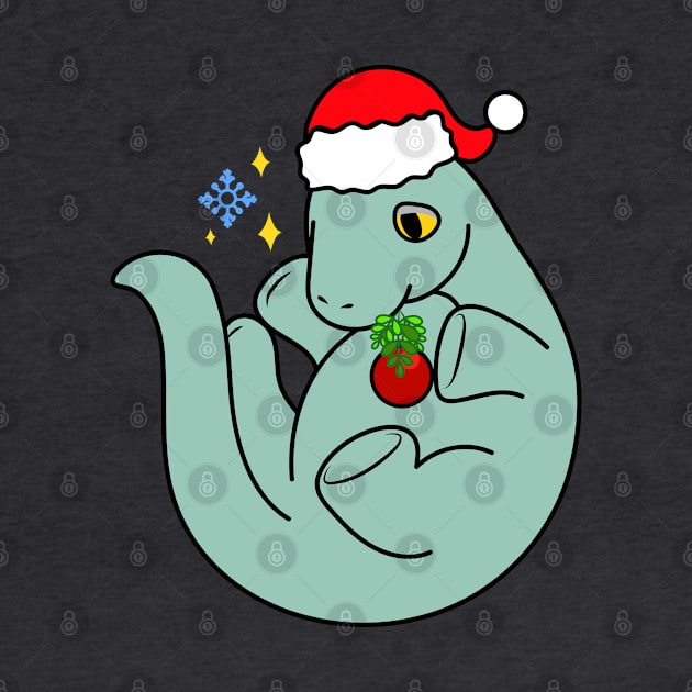 Gertie The Holiday Ice Cream Dinosaur by DeepDiveThreads